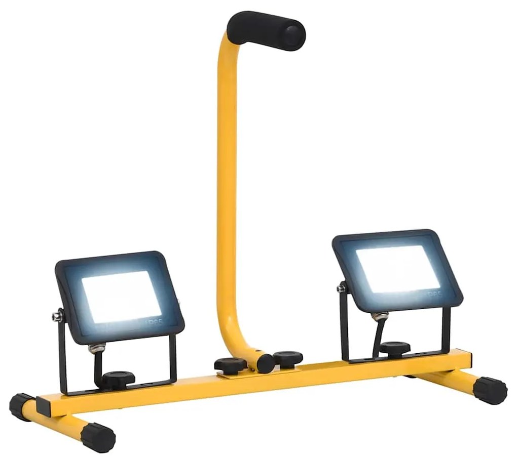 Projetor c/ iluminação LED e pega 2x20 W branco frio