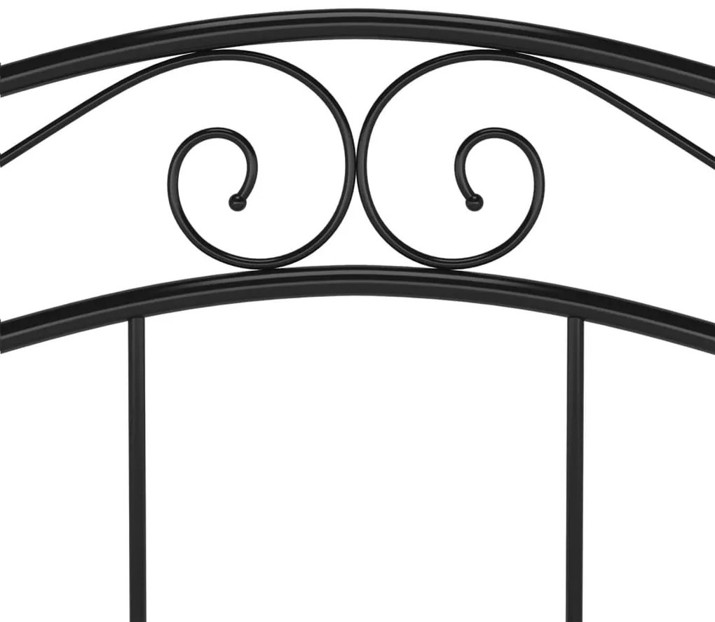 Estrutura de cama 120x200 cm metal preto