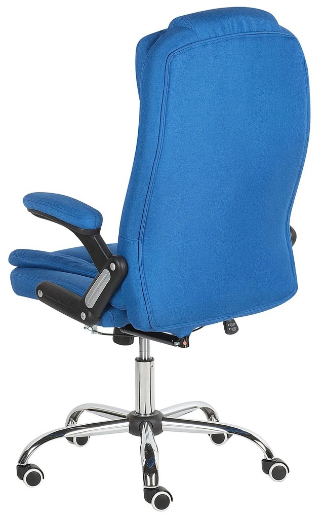 Cadeira de escritório em tecido azul ROYAL Beliani
