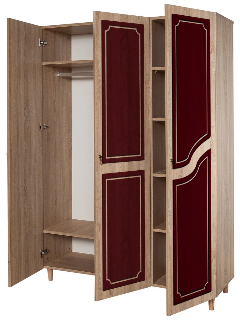 Roupeiro Mode – Carvalho Sonoma – 135x192x52 cm
