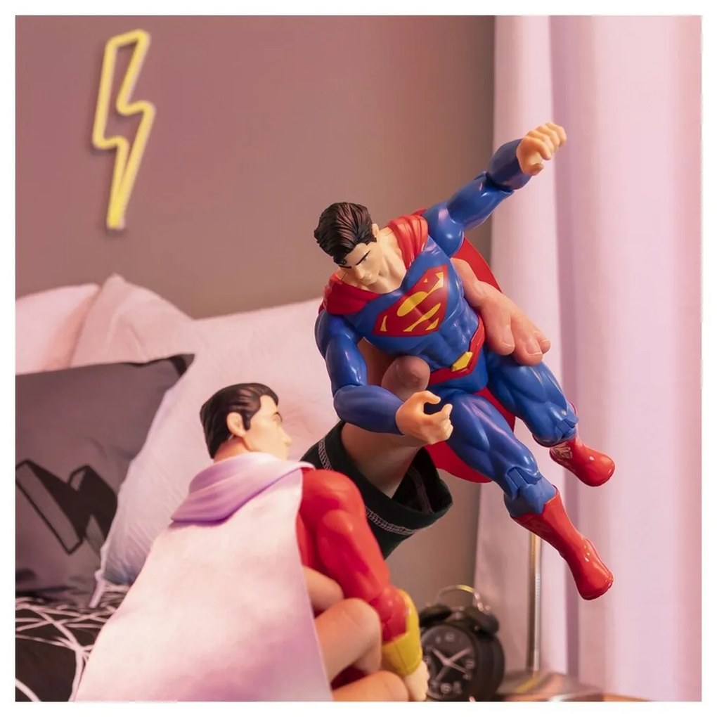 Figuras de Ação DC Comics 6056778 Superman Papel Cartão Plástico 30 cm (30 cm)