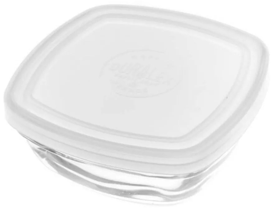Lancheira Freshbox Transparente Com tampa Quadrado (11 cm)
