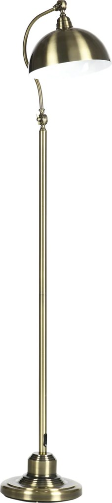 Candeeiro de Pé Vintage Arco 42x25,5x152 cm Ajustável Bronze