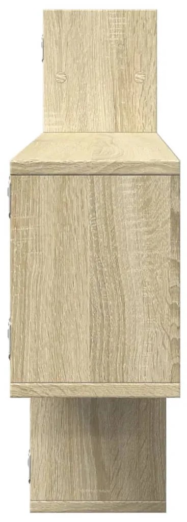 Prateleira parede 167,5x18x68 cm deriv. madeira carvalho sonoma
