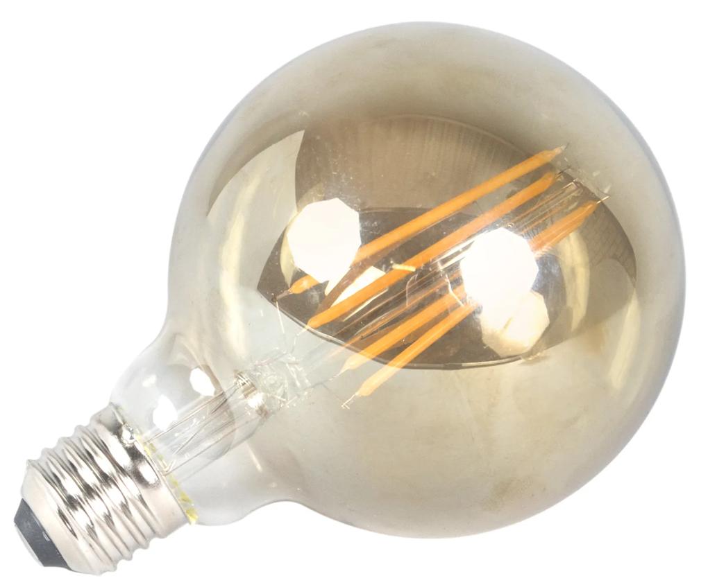 Conjunto de 5 lâmpadas de filamento fumê LED E27 reguláveis 5W 450lm 2200K
