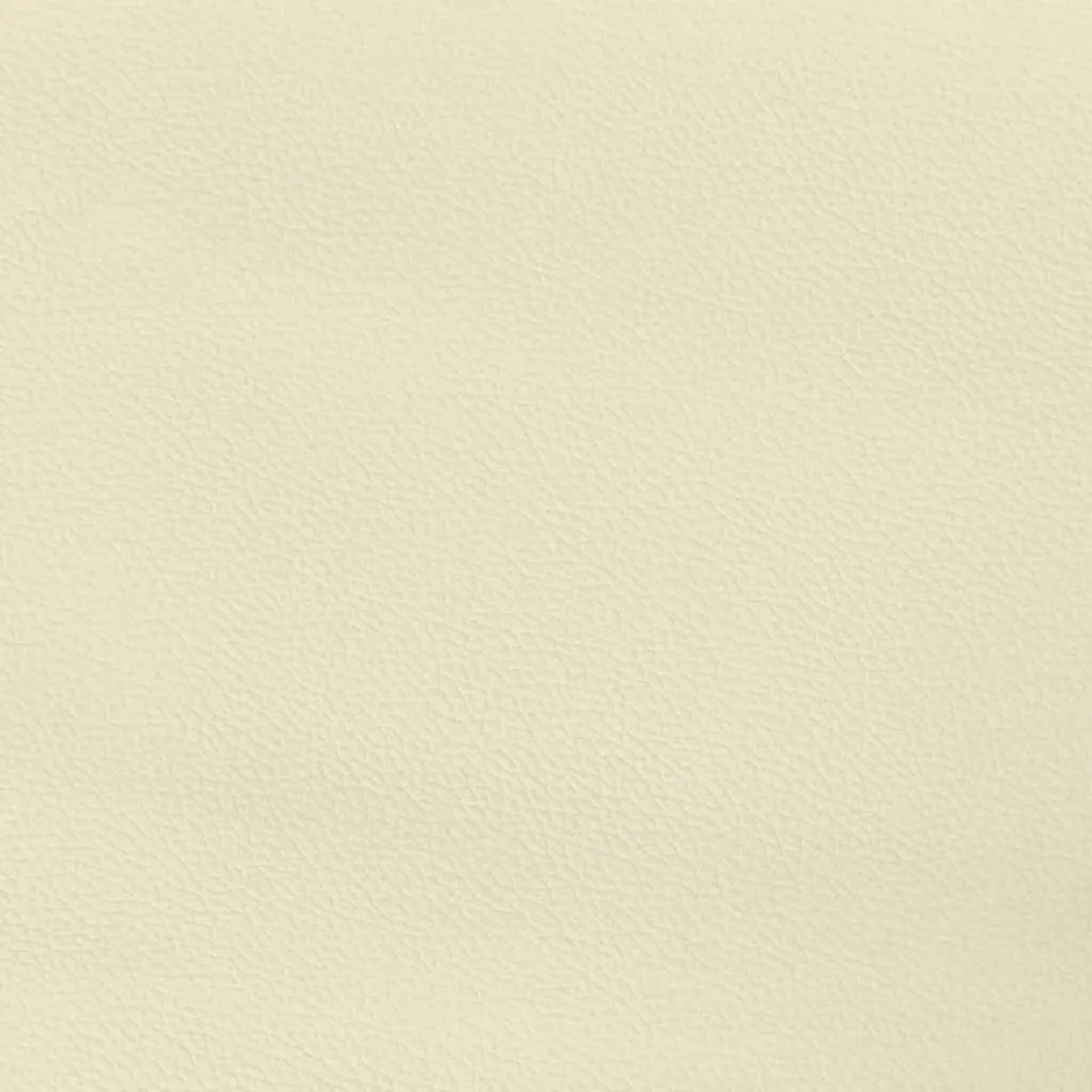 Estrutura cama c/ cabeceira sem colchão 100x200 cm creme