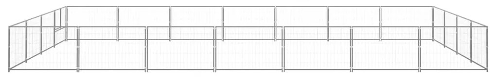 Canil para cães 28 m² aço prateado