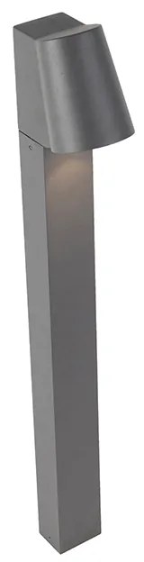 Candeeiro de pé exterior moderno antracite com LED - Uma