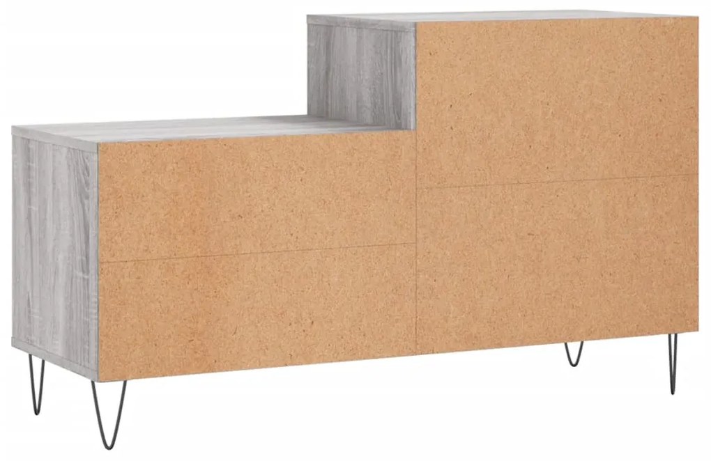 Sapateira 102x36x60 cm derivados de madeira cinzento sonoma
