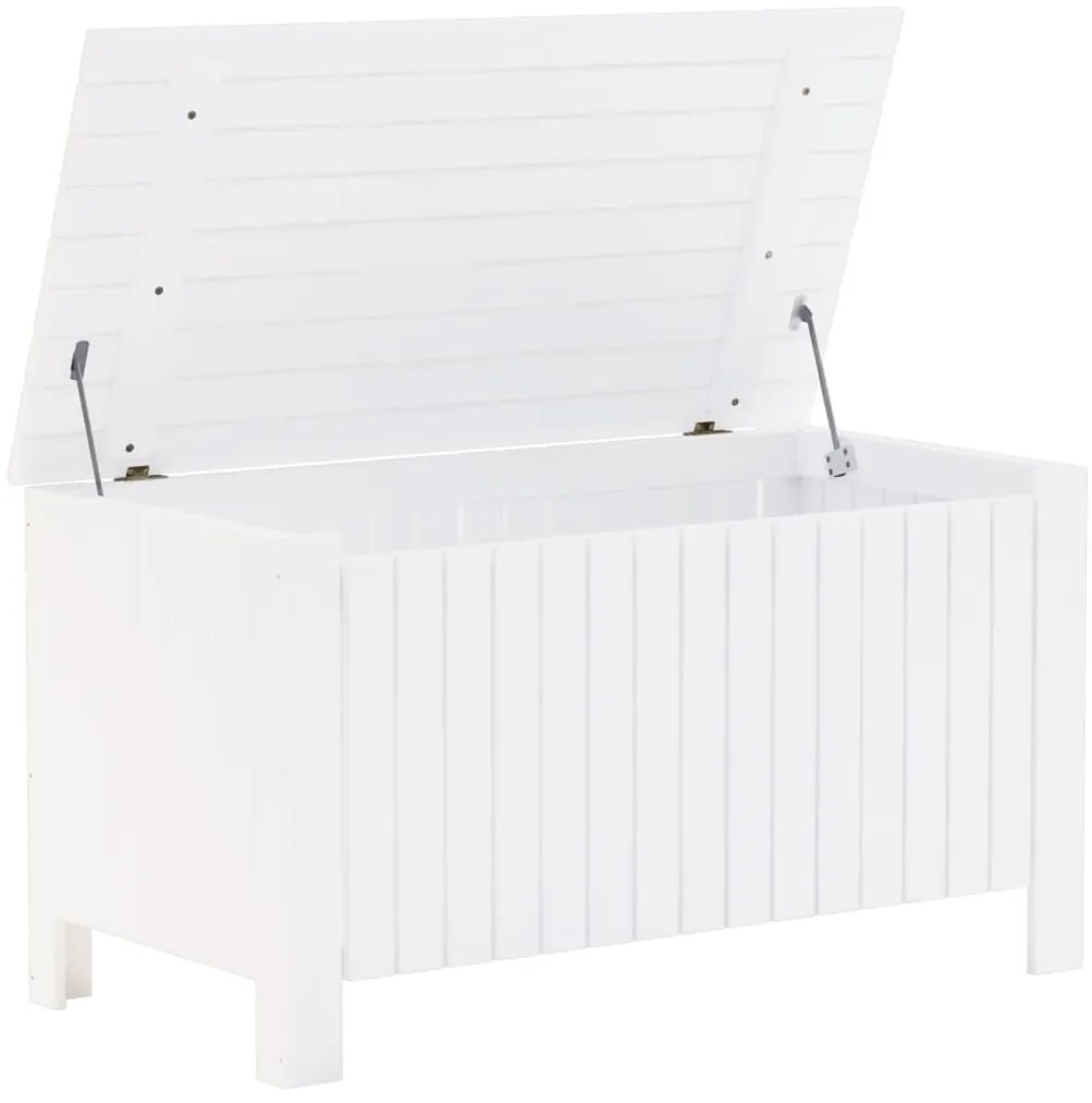 Caixa arrumação c/ tampa RANA 100x49x54 cm pinho maciço branco