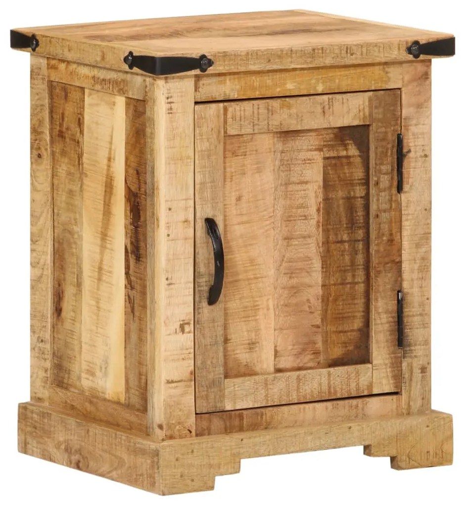 Mesa de cabeceira 40x35x50 cm madeira de mangueira maciça