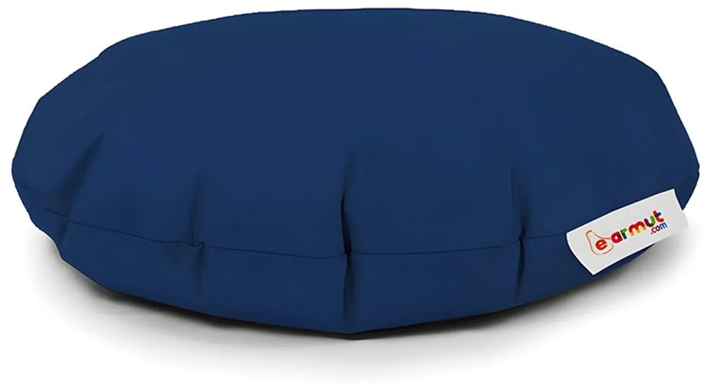Pufe de Jardim Iyzi 100 – Azul Escuro – 100x100x65 cm | Tribo Home