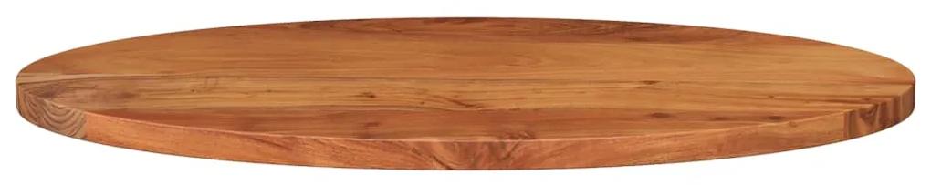 Tampo de mesa oval 110x40x3,8 cm madeira de acácia maciça