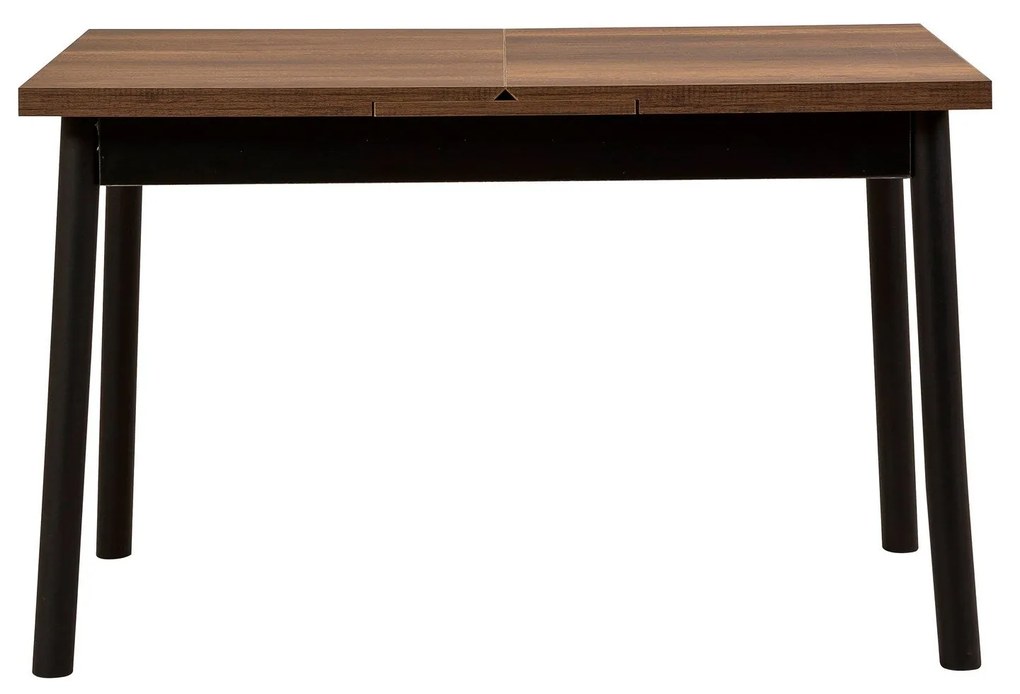 Mesa de Jantar Extensível Oliver – Preto – 120/153 x 77 x 75 cm