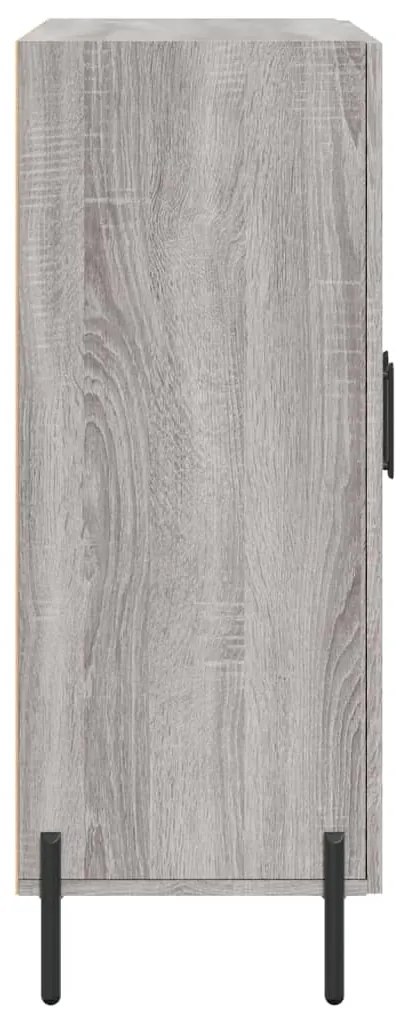 Aparador 69,5x34x90 cm derivados de madeira cinzento sonoma