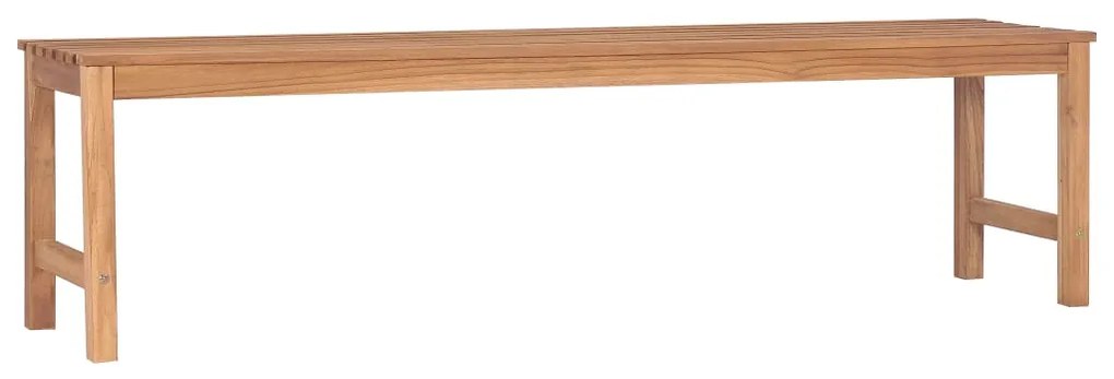 vidaXL Banco de jardim 170 cm madeira de teca maciça