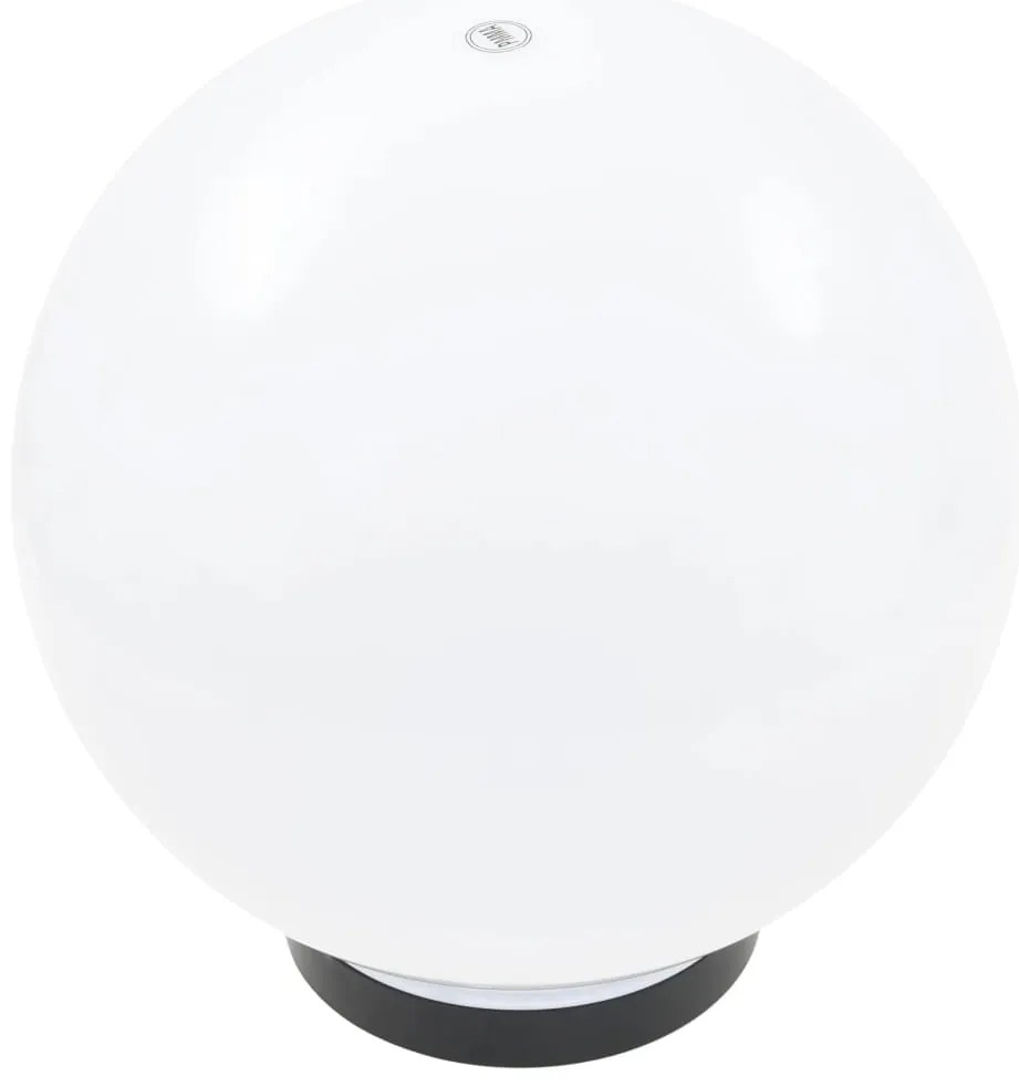Candeeiro esférico LED 2 pcs 25 cm PMMA