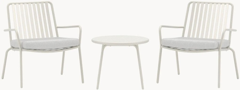 Conjunto lounge de jardim Mykonos, conjunto de 3