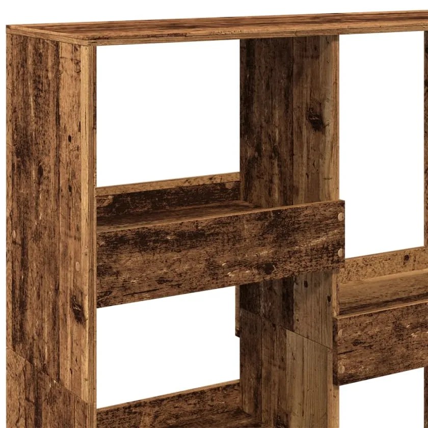 Estante/divisória 100x33x115 cm cor madeira velha