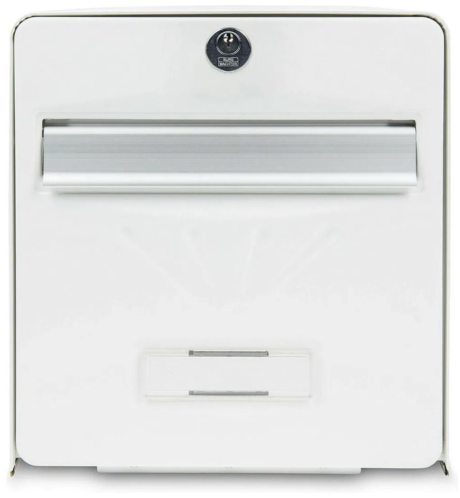Caixa de correio Burg-Wachter   Branco Aço inoxidável Aço Galvanizado 36,5 x 28 x 31 cm