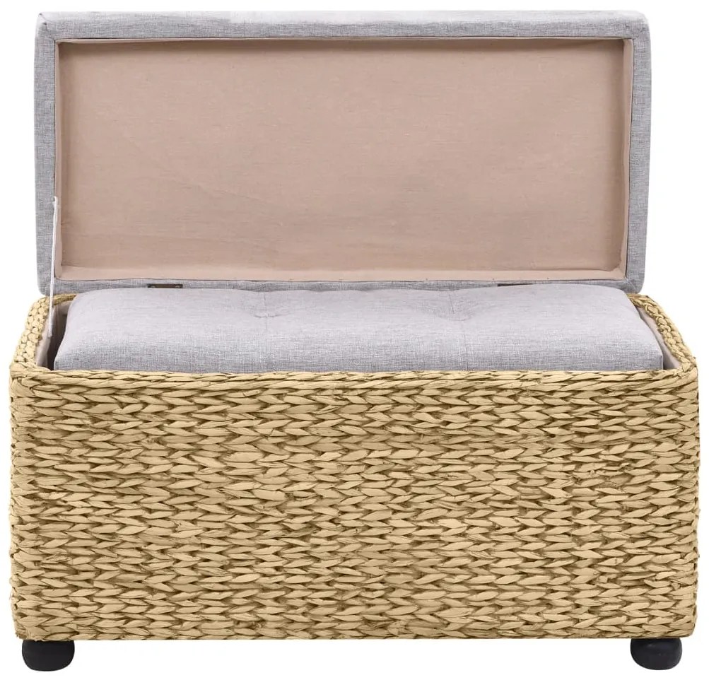 Conjunto de bancos 2 pcs erva marinha cinzento