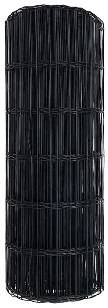 Cerca Euro Cinza 0.4x25 m Aço