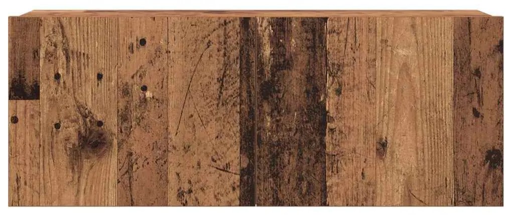 Conjunto de Estante para TV de 7 Peças, Montada na Parede, Madeira Ant