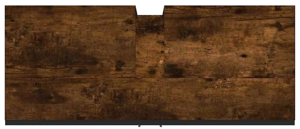 Armário lavatório WC 80x33x60 cm deriv. madeira carvalho fumado