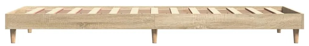 Estrutura cama s/ colchão derivados de madeira carvalho sonoma