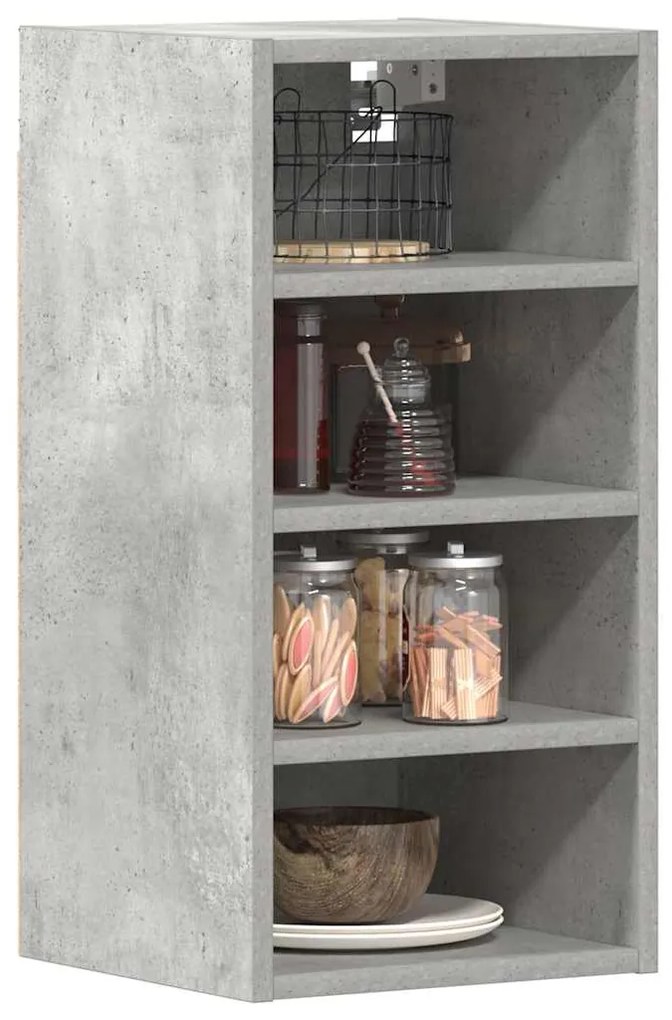 vidaXL Armário suspenso “Riga” 30x29,5x60 cm cinza cimento