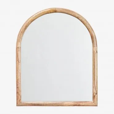 Espelho De Parede Em Madeira De Manga Patmos 40 X 50 Cm - Sklum
