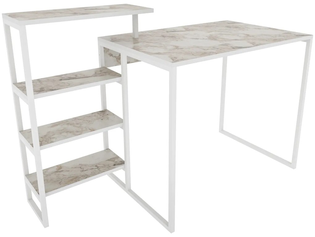 Secretária Rino – Branco – 133x60x76,8 cm