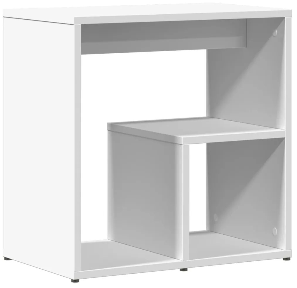 Mesa de apoio 50x30x50 cm contraplacado branco