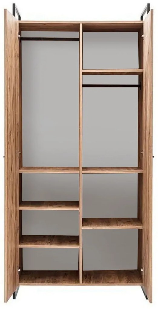 Guarda-roupa Dynamic – Pinho Atlântico – 104 x 225 x 52 cm