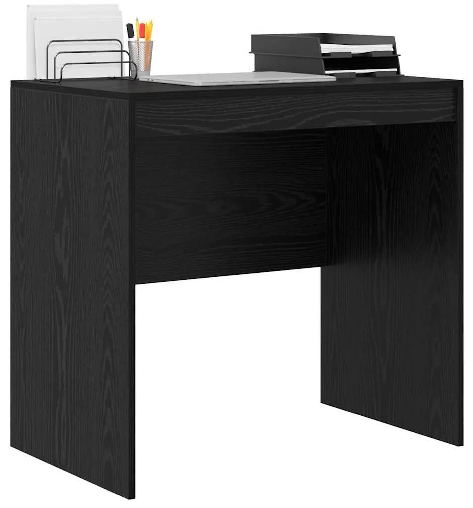 Mesa Carvalho Preto 80x50x76 cm Madeira engenheirada