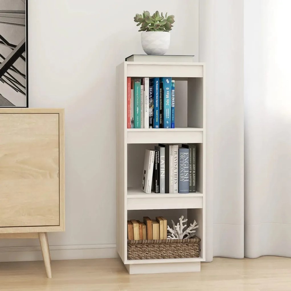 810845 vidaXL Estante/divisória 40x35x103 cm madeira de pinho maciça branco