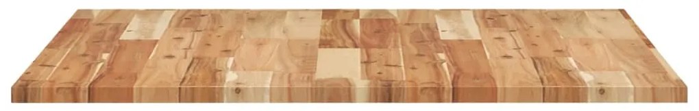 Tampo de mesa quadrado 80x80x2 cm madeira de acácia maciça