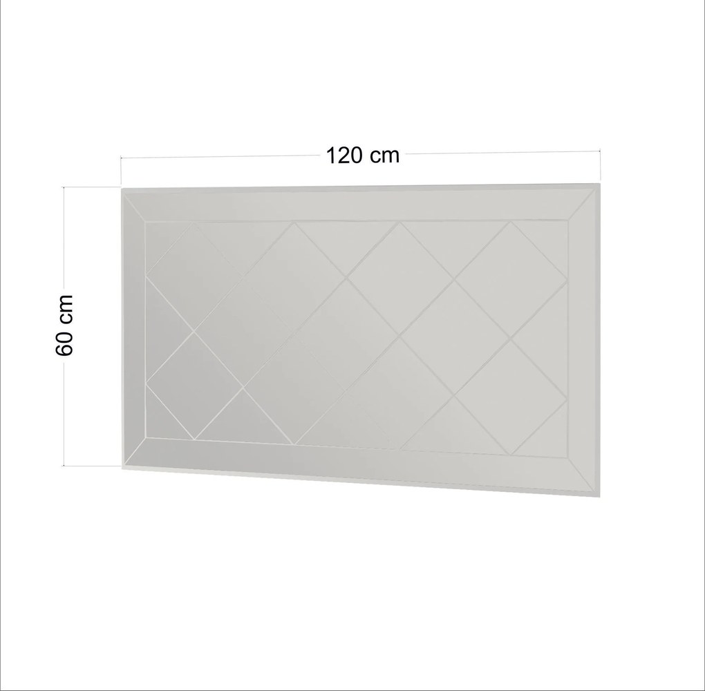 Espelho Pauli – Branco – 60 cm x 120 cm