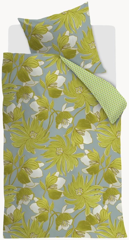 Conjunto de roupa de cama em cetim de algodão Melodi
