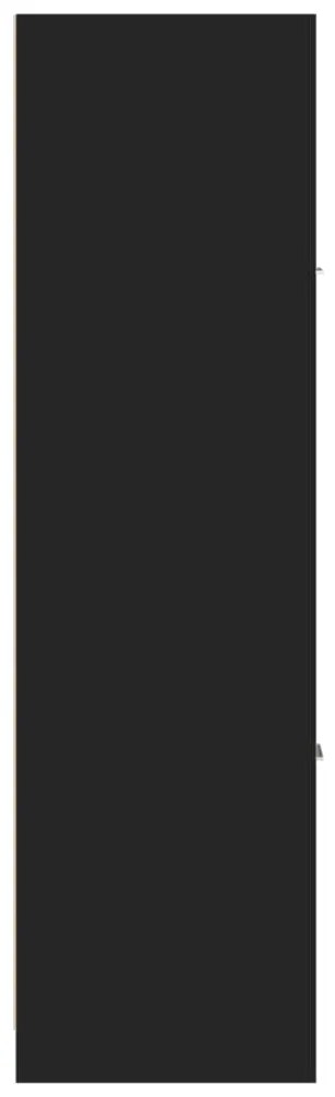 Armário boticário 30x41x144,5 cm derivados de madeira preto