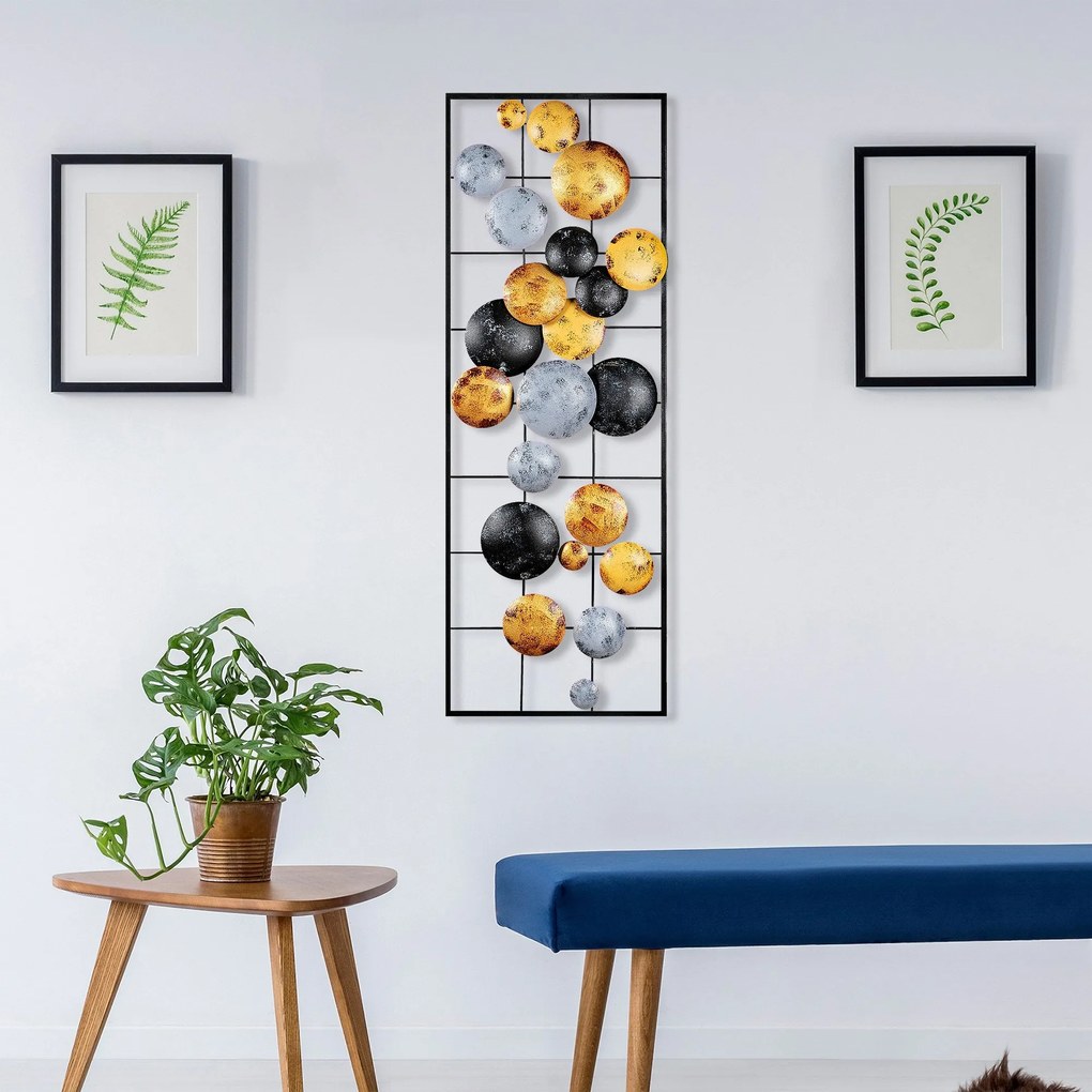 Acessório Decorativo de Parede Camber – Multicolor – 32x90x4 cm