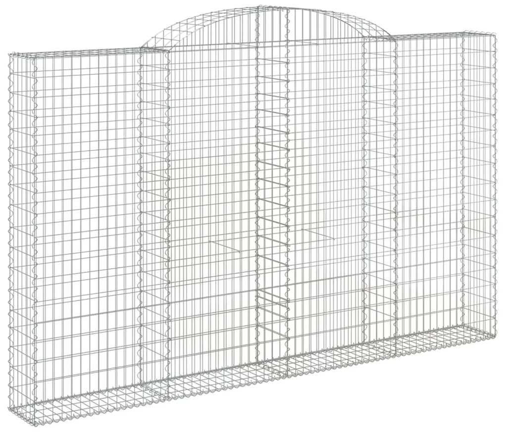 Cestos gabião arqueados 5pcs 300x30x180/200cm ferro galvanizado
