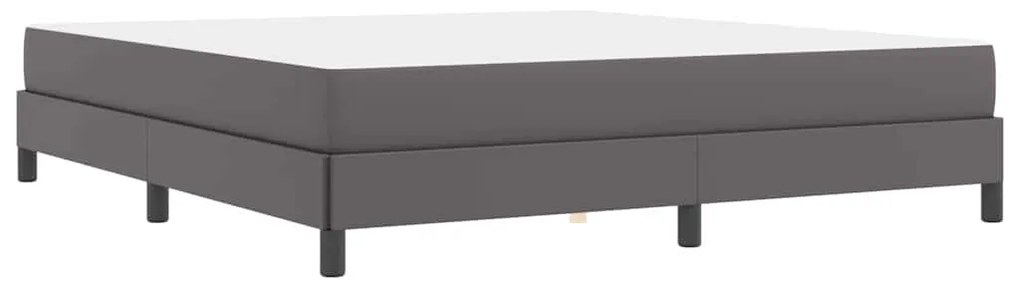 Cama Outros Cinzeto 180 x 200 cm Couro sintético