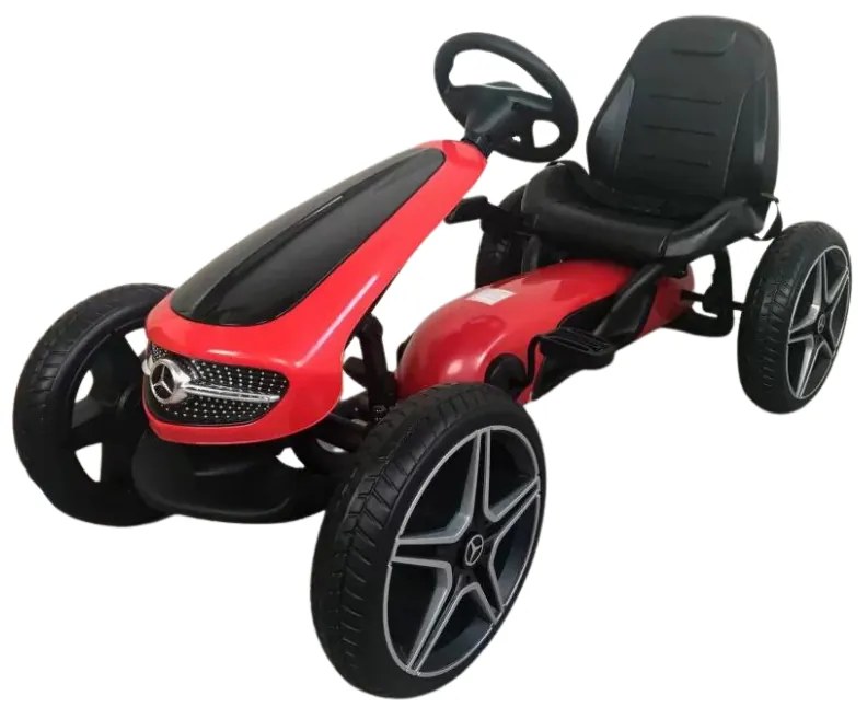 KART A PEDAIS Crianças MERCEDES Vermelho