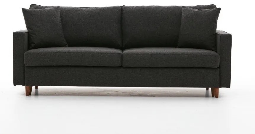 Sofá-cama de 3 Lugares Eva – Antracite – 210x82x90 cm