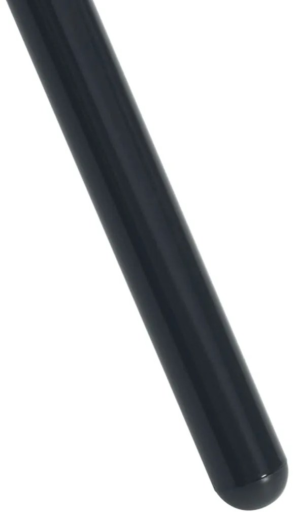 Cadeiras reclináveis jardim 3 pcs aço revestido a pó antracite