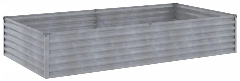 Canteiro elevado de jardim 195x100x36 cm aço corten