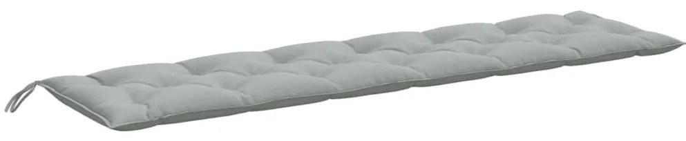 Almofadões banco jardim 2pcs 200x50x7cm mesclado tecido
