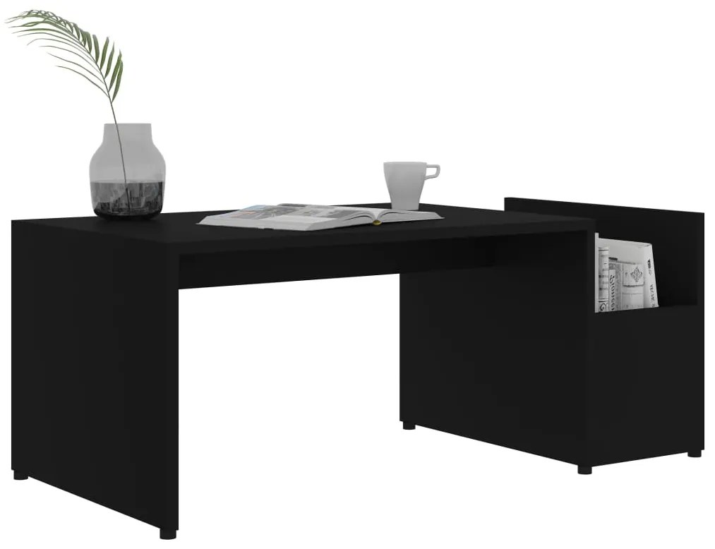 Mesa de centro 90x45x35 cm derivados de madeira preto