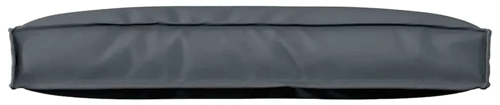 Almofada de Palete pro Encosto Antracite 80x40x12 cm, Tecido Oxford